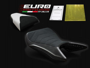 Luimoto Suede Seat Covers Front & Rear /Gel New For Honda VFR 800F 2014-2019
