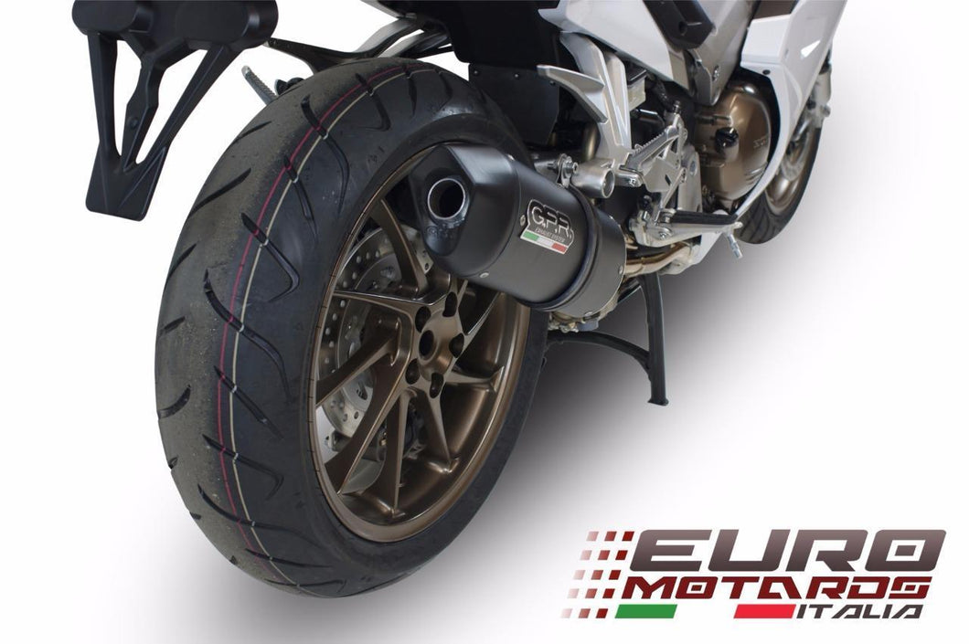 Honda VFR 800 F Interceptor 2014-15 GPR Exhaust Furore Nero Silencer Road Legal
