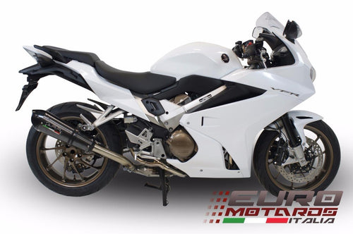 Honda VFR 800 F 2014-2015 GPR Exhaust GPE CF Carbon Look Silencer Road Legal