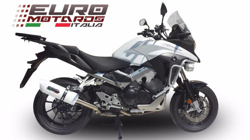 Honda Crossrunner 800 2015-2016 GPR Exhaust Albus White Silencer Road Legal