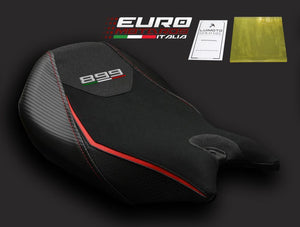 Luimoto Veloce Tec-Grip Suede Seat Cover For Rider New For Ducati 899 Panigale