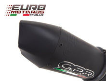 Load image into Gallery viewer, Aprilia Caponord 1200 2013-2014 GPR Exhaust Slip-On Silencer GPE Ti Black New