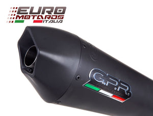 Aprilia Caponord 1200 2013-2014 GPR Exhaust Slip-On Silencer GPE Ti Black New