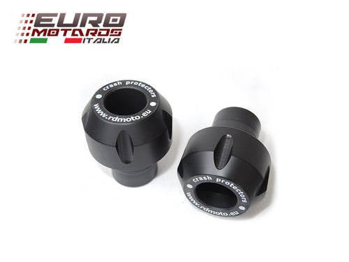 Suzuki GSXS 1000 2014-2023 RD Moto Crash Frame Sliders Protectors Black S40-PH01