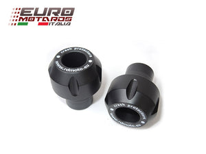 Suzuki GSXS 1000 2014-2023 RD Moto Crash Frame Sliders Protectors Black S40-PH01