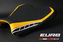 Load image into Gallery viewer, Luimoto Anniversary Edition TecGrip seat covers front and rear for Yamaha R1 2015-2018 — Euro Motards