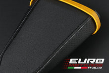 Load image into Gallery viewer, Luimoto Anniversary Edition TecGrip seat covers front and rear for Yamaha R1 2015-2018 — Euro Motards