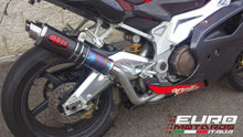 Load image into Gallery viewer, MassMoto Exhaust Dual Silencers M1 MotoGP Style Carbon Aprilia RSV 1000 2004-10