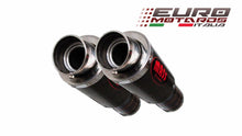 Load image into Gallery viewer, MassMoto Exhaust Dual Silencers M1 MotoGP Style Carbon Aprilia RSV 1000 2004-10