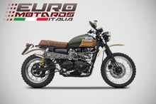 Load image into Gallery viewer, Triumph Scrambler Till 2016 Zard Exhaust Gold Edition Full System &amp; Silencer