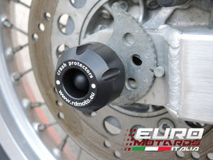 Ducati Scrambler 800 14-16 RD Moto Rear Wheel Axle Sliders Protectors Blk D13PKN