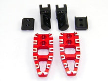 Load image into Gallery viewer, Ducabike Adjustable Foot Pegs Red Ducati Diavel Hypermotard Multistrada Monster