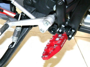 Ducabike Adjustable Foot Pegs Red Ducati Diavel Hypermotard Multistrada Monster