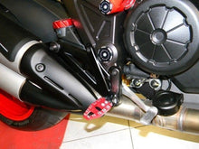 Load image into Gallery viewer, Ducabike Adjustable Foot Pegs Red Ducati Diavel Hypermotard Multistrada Monster