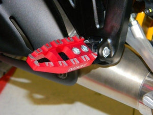 Ducabike Adjustable Foot Pegs Red Ducati Diavel Hypermotard Multistrada Monster
