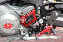 Load image into Gallery viewer, Ducabike Billet Carbon Sprocket Cover Red Ducati Hypermotard Monster 848 1198