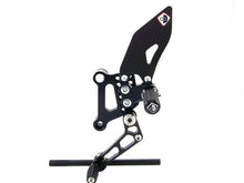 Load image into Gallery viewer, Ducabike Adjustable Rearsets Black Ducati 848 1098 1198