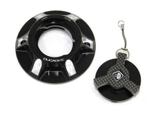 Load image into Gallery viewer, Ducabike Billet Carbon Gas Cap Black Ducati Hypermotard 796 1100