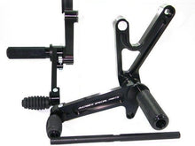 Load image into Gallery viewer, Ducabike Adjustable Rearsets Black Ducati Monster 600 620 695 750 900 1000 S4