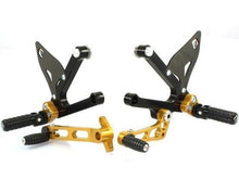 Load image into Gallery viewer, Ducabike Adjustable Rearsets Black/Gold Ducati Sport Classic 1000 Supersport 00>