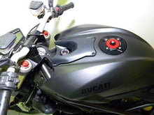 Load image into Gallery viewer, Ducabike Billet Carbon Gas Cap Red Ducati 1199 Panigale Streetfighter 848 1100