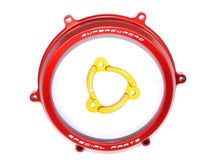 Load image into Gallery viewer, Ducabike Clear Clutch Cover &amp; Spring Retainer Ducati 959 1199 1299 Panigale RED