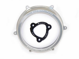 Ducabike Clear Clutch Cover & Spring Retainer Ducati 959 1199 1299 Panigale Sil.
