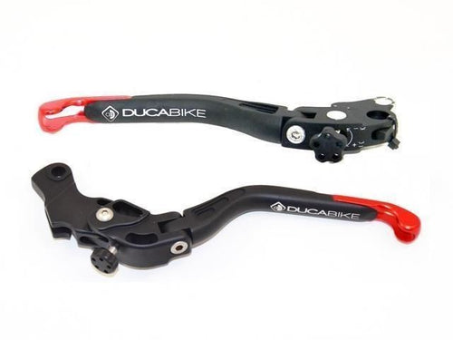 Ducabike Brake & Clutch Levers Folding Ducati Monster & Hypermotard 821 5 Colors