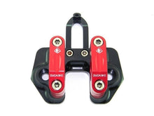 Load image into Gallery viewer, Ducabike Billet Adjustable Handlebar Risers Red Ducati Streetfighter