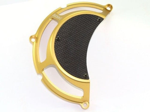 Ducabike Billet Carbon Clutch Cover 06Gold Ducati Monster 696 796 1100 1098 1198