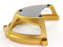 Load image into Gallery viewer, Ducabike Billet Carbon Clutch Cover 06Gold Ducati Monster 696 796 1100 1098 1198