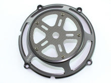 Load image into Gallery viewer, Ducabike Billet Carbon Clutch Cover 03Bla Ducati Monster 696 796 1100 1098 1198