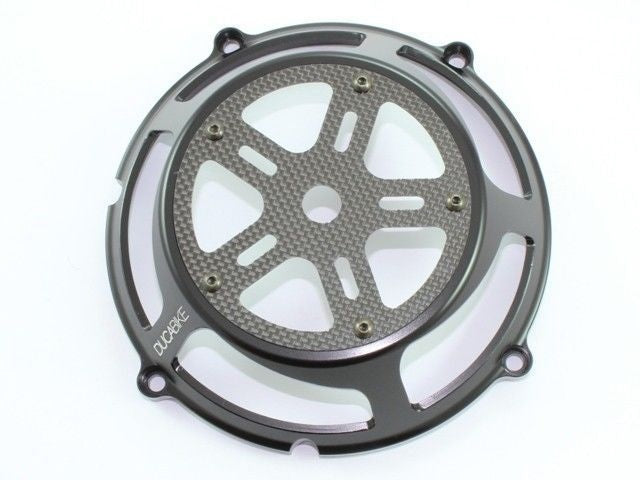 Ducabike Billet Carbon Clutch Cover 03Bla Ducati Monster 696 796 1100 1098 1198