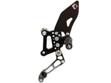 Load image into Gallery viewer, Ducabike Adjustable Rearsets Black Ducati 749 999