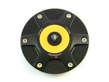 Load image into Gallery viewer, Ducabike Billet Carbon Gas Cap Gold Ducati Multistrada 1200