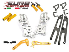 Load image into Gallery viewer, Ducati Scrambler 2014-2016 Ducabike Rearsets Kit For Rider and Passenger Silver