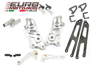 Ducati Scrambler 2014-2016 Ducabike Rearsets Kit For Rider and Passenger Silver