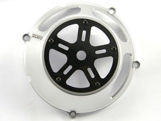 Ducabike Billet Carbon Clutch Cover 09Sil Ducati Monster 696 796 1100 1098 1198