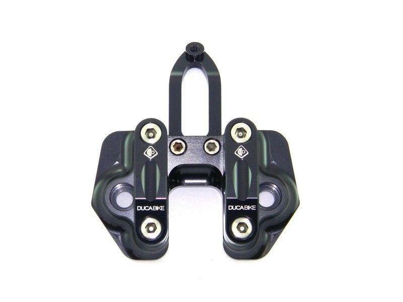 Ducabike Billet Adjustable Handlebar Risers Black Ducati Streetfighter