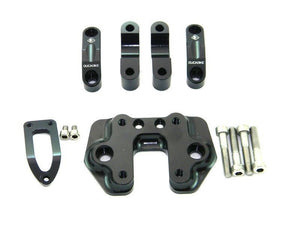 Ducabike Billet Adjustable Handlebar Risers Black Ducati Streetfighter