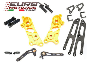 Ducati Scrambler 2014-2016 Ducabike Rearsets Kit For Rider and Passenger Gold