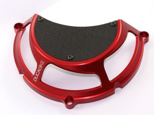 Ducabike Billet Carbon Clutch Cover 06Red Ducati Monster 696 796 1100 1098 1198