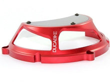 Load image into Gallery viewer, Ducabike Billet Carbon Clutch Cover 06Red Ducati Monster 696 796 1100 1098 1198