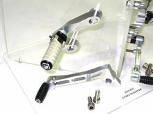 Load image into Gallery viewer, Ducabike Adjustable Rearsets Ducati Streetfighter 848 1100 Silver/Silver