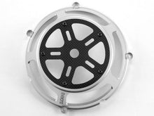 Load image into Gallery viewer, Ducabike Billet Carbon Clutch Cover 03Sil Ducati Monster 696 796 1100 1098 1198