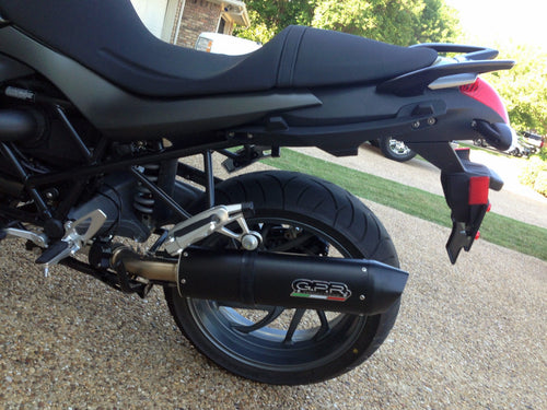 BMW R 1200 R 2011-2014 GPR Exhaust Furore Black Slipon Muffler Silencer New