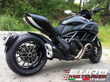 Load image into Gallery viewer, Ducati Diavel 2011-2016 Zard Exhaust Steel Silencer Black Muffler Road Legal