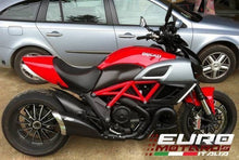 Load image into Gallery viewer, Ducati Diavel 2011-2016 Zard Exhaust Steel Silencer Black Muffler Road Legal