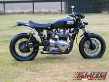 Load image into Gallery viewer, Triumph Scrambler Carburetor Model Zard Exhaust Full System + Cross BLK Silencer