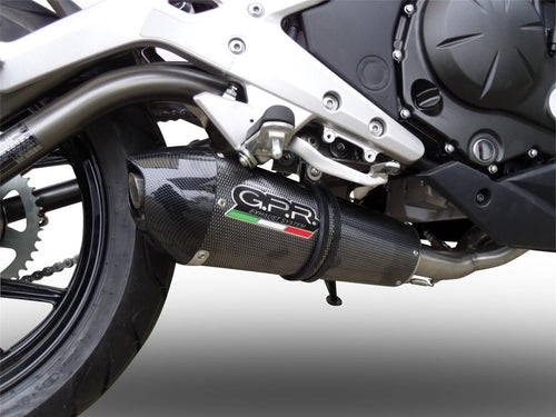Kawasaki ER6 12-16 N-F GPR Exhaust Full System With Catalyzer GPE CF Silencer